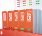 Preview: RAL D8 Gestaltungsbox mit 1.825 Farbtönen in 8 Fächern
