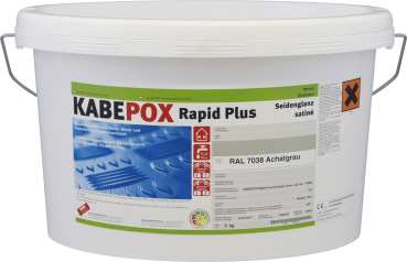 KABEPOX Rapid Plus 2K Bodenfarbe Innen RAL 7038 Achatgrau Seidenglanz