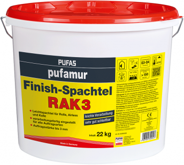 pufamur Finish-Spachtel RAK3, 22 kg
