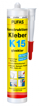 PUFAS Konstruktions-Kleber K15 glasklar, 300 g