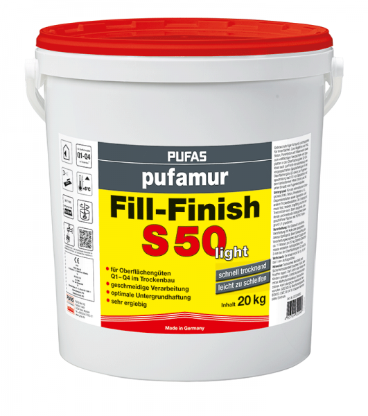 pufamur Premium Fill-Finish S50 light, 20 kg